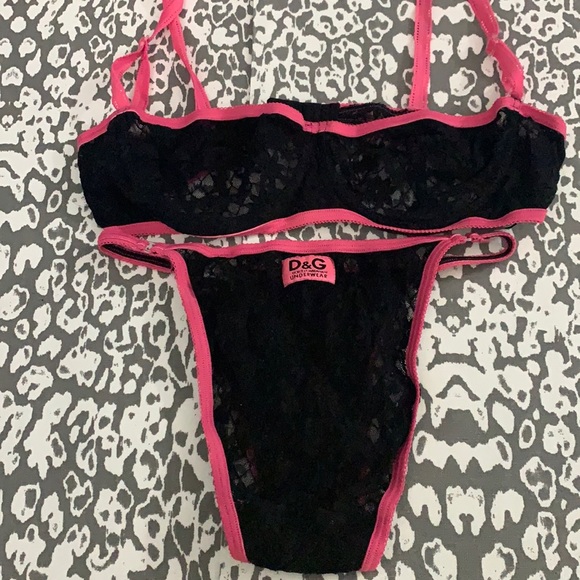 Dolce & Gabbana Other - Dolce & Gabbana lingerie set sz M (34 B)
